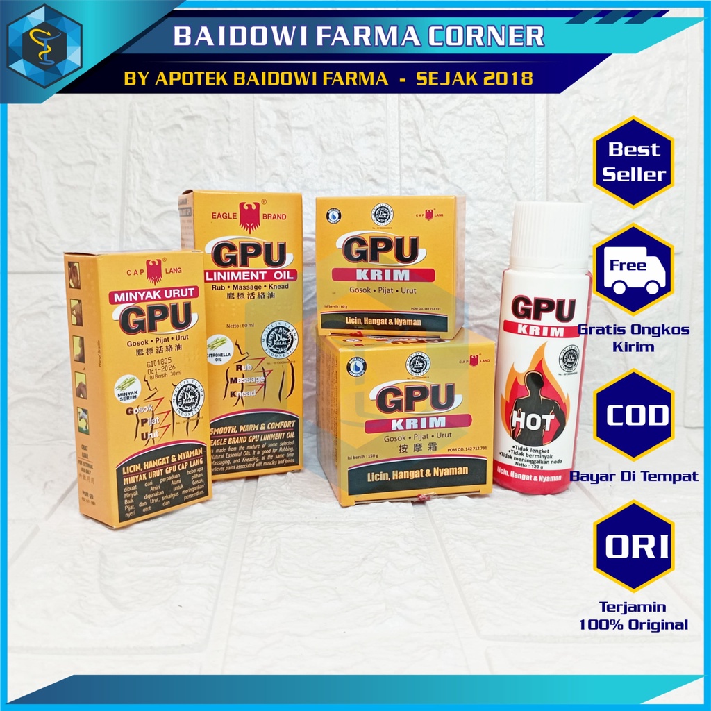MINYAK GOSOK GPU CAP LANG