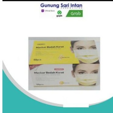 masker medis onemed ear loop kuning