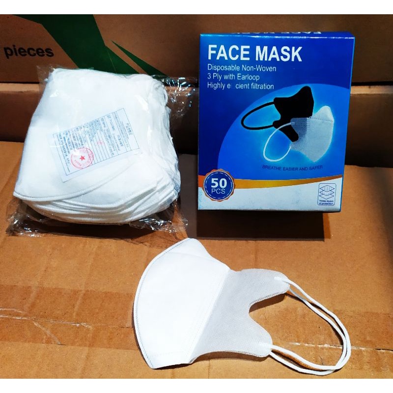 Masker Duckbill Murah Face Mask Earloop