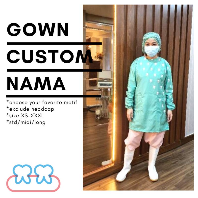 Gown APD Hazmat Reuseable Custom