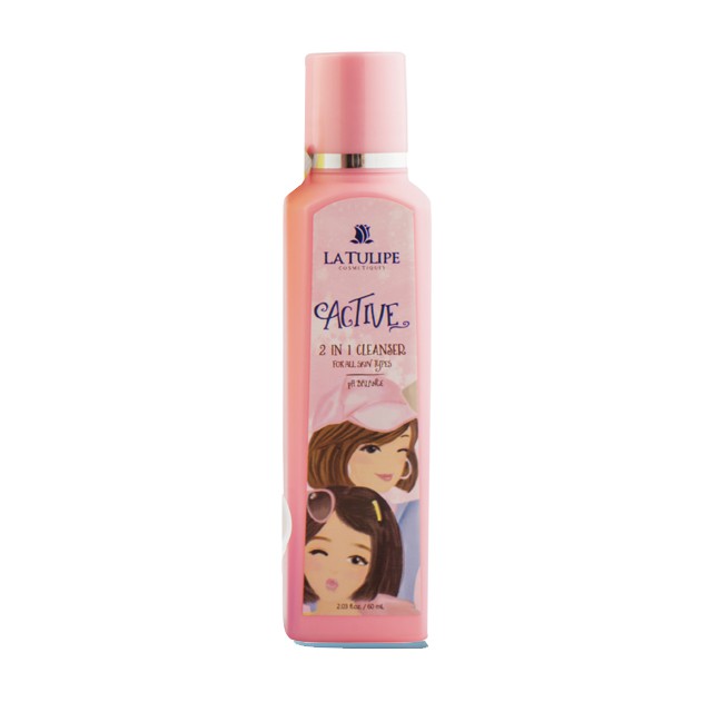 LA TULIPE ACTIVE 2 IN 1 CLEANSER 60ml