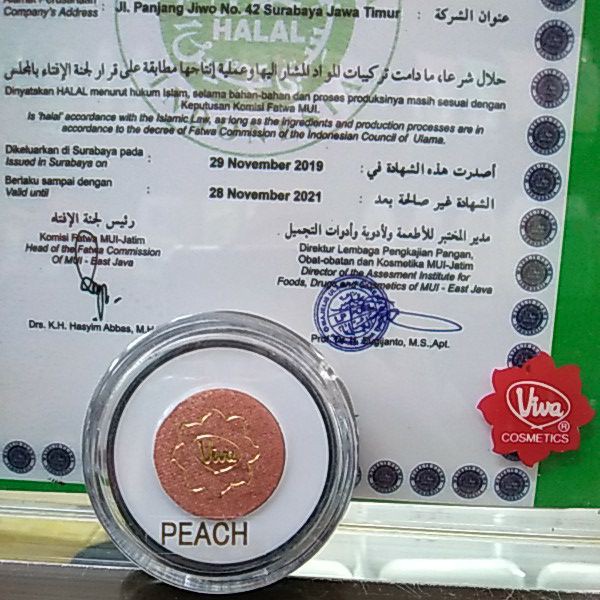 Viva eye shadow peach