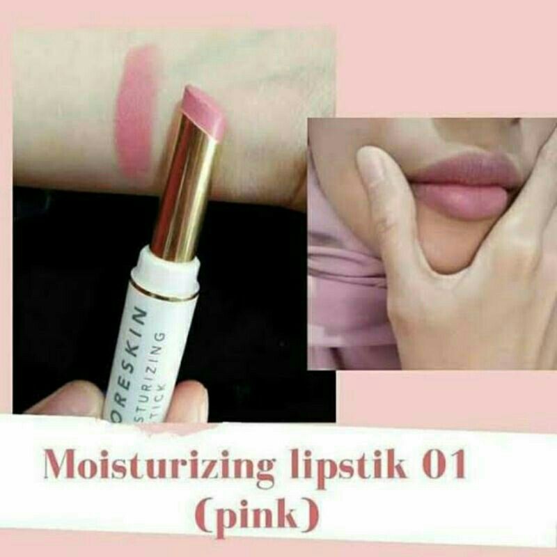 Moizturizing Lipstik 01 - Pink