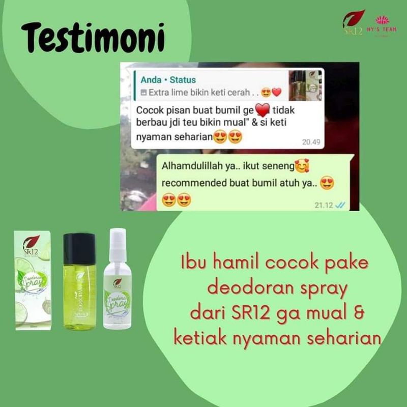 deodoran deospray sr12