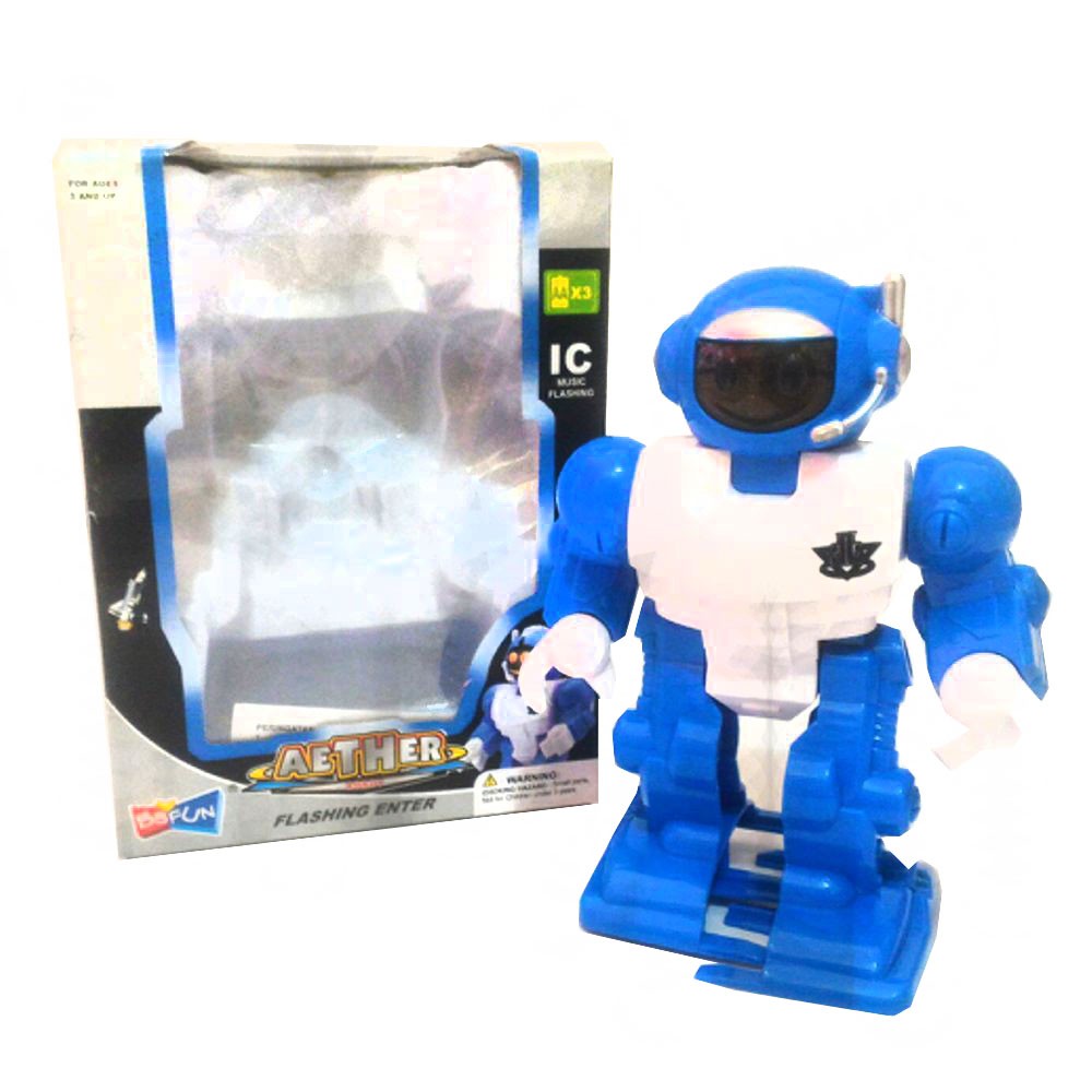 MAINAN ANAK ROBOT AETHER ROBOT BERJALAN
