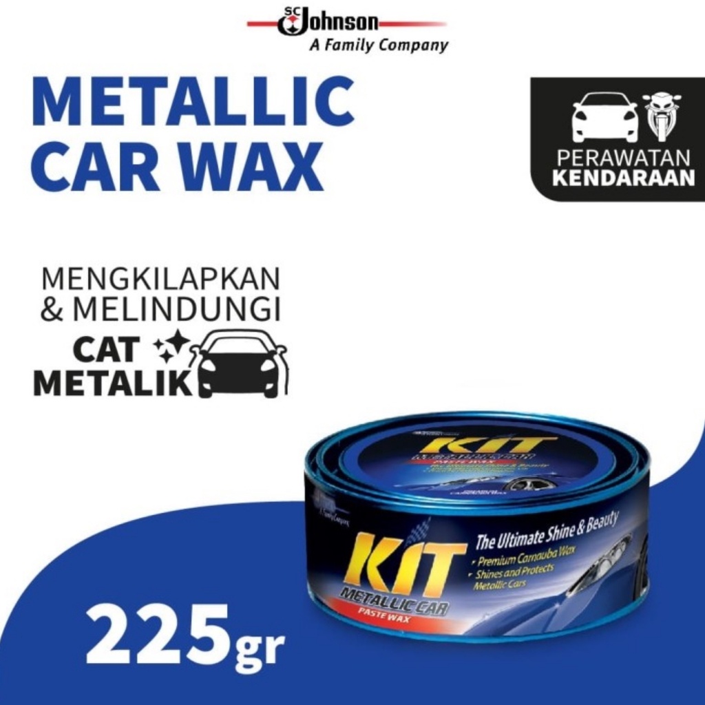 KIT METALLIC PASTE WAX 225gr FREE PACKING DUS