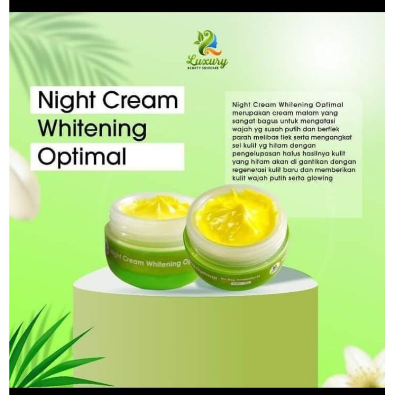 NIGHT CREAM WHITENING OPTIMAL