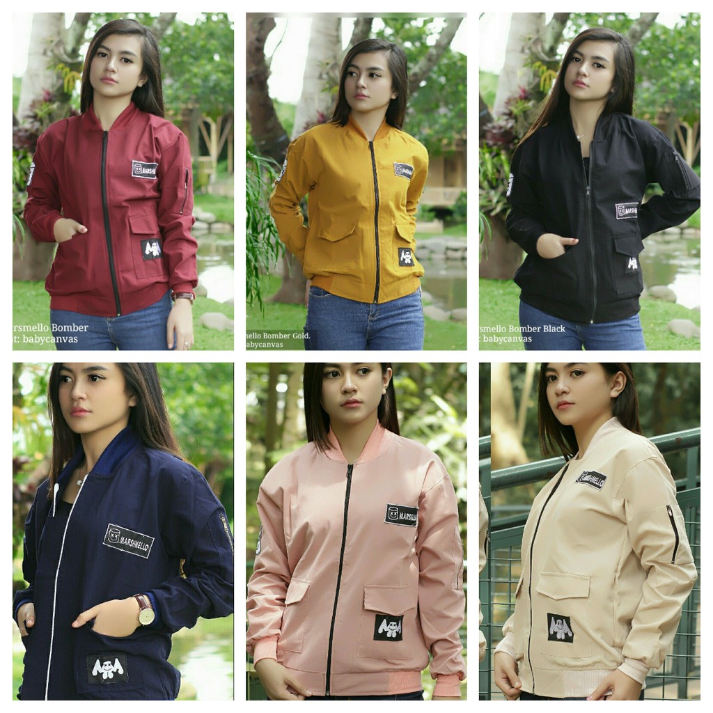 Jaket Bomber Marsmello