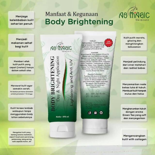 As magic body brightening