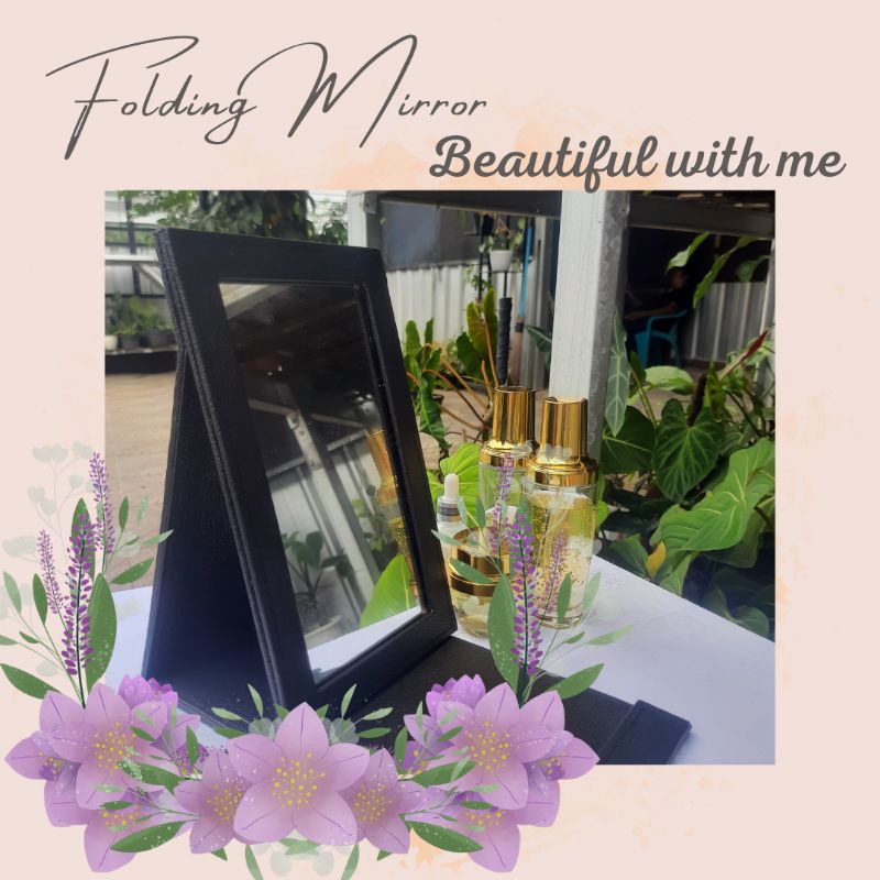 Kaca lipat, portable mirror