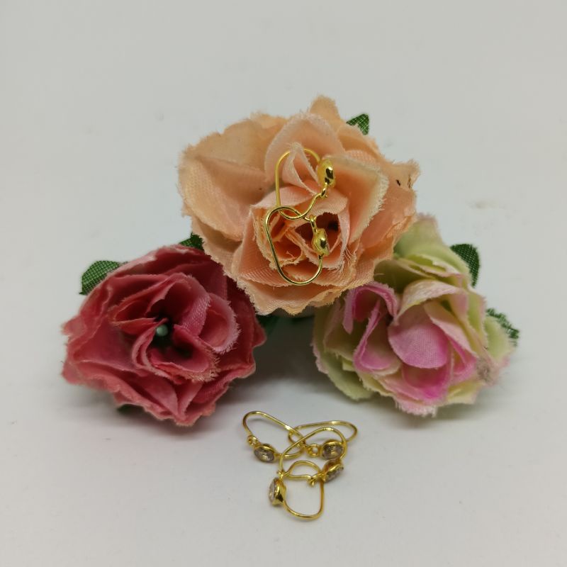 Anting uler mata Emas muda G300