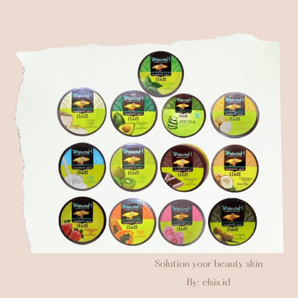 Herborist Lulur all variant 100gr ✨