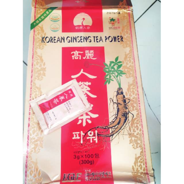 Korean ginseng tea power