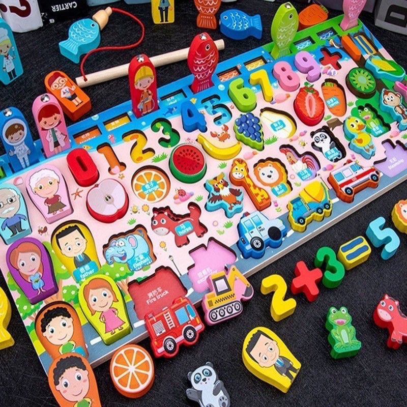 MULTIFUNCTION LEARNING BOARD PUZZLE
