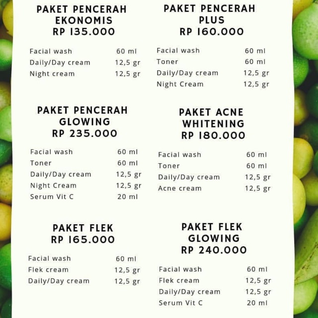 Paket acne whitening