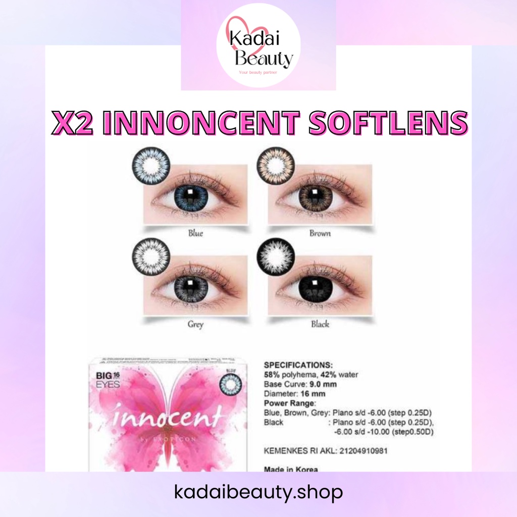 SOFTLENS X2 Innoncent Normal 16mm