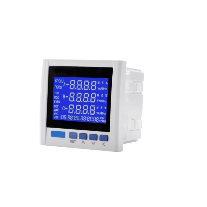 Three Phase Multifunction Digital Volt Amp Power Meter Energy RS485