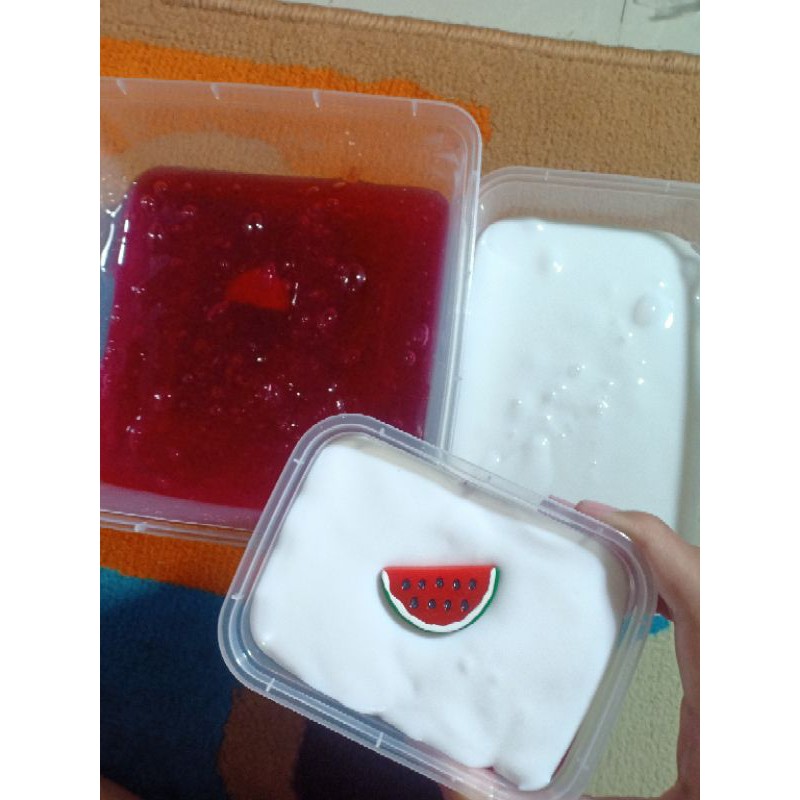 Watermelon float slime