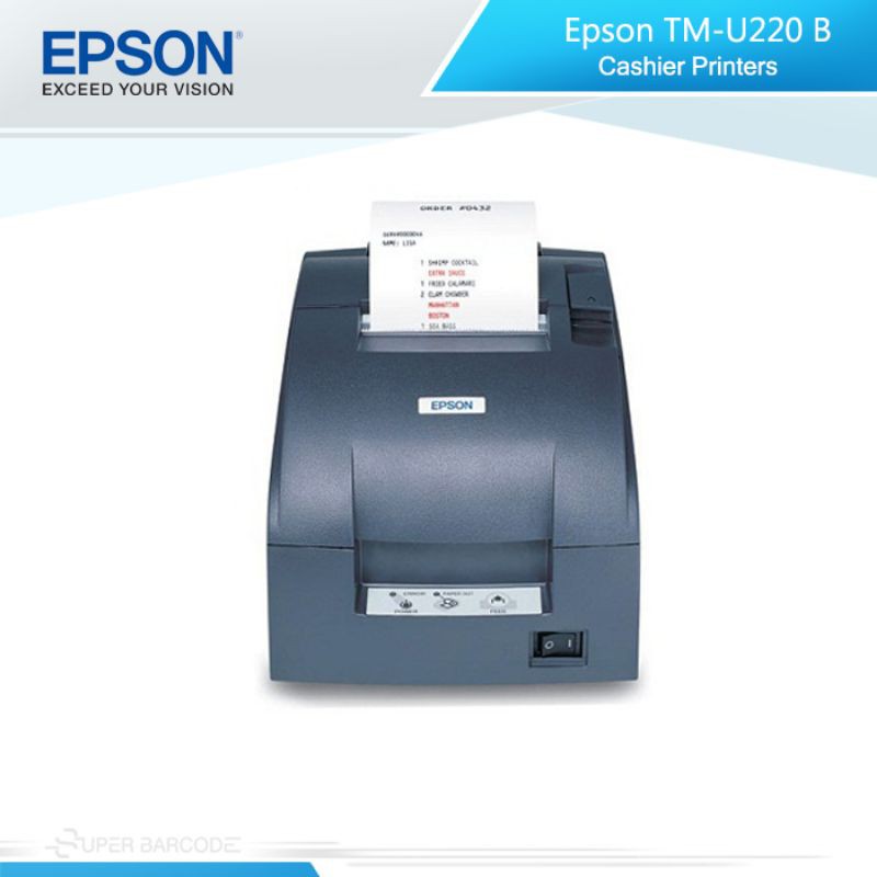 EPSON TM-U220 B [Auto Cutter] Printer Kasir
