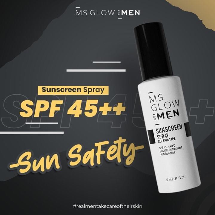 SUNSCREEN SPRAY MS GLOW MEN
