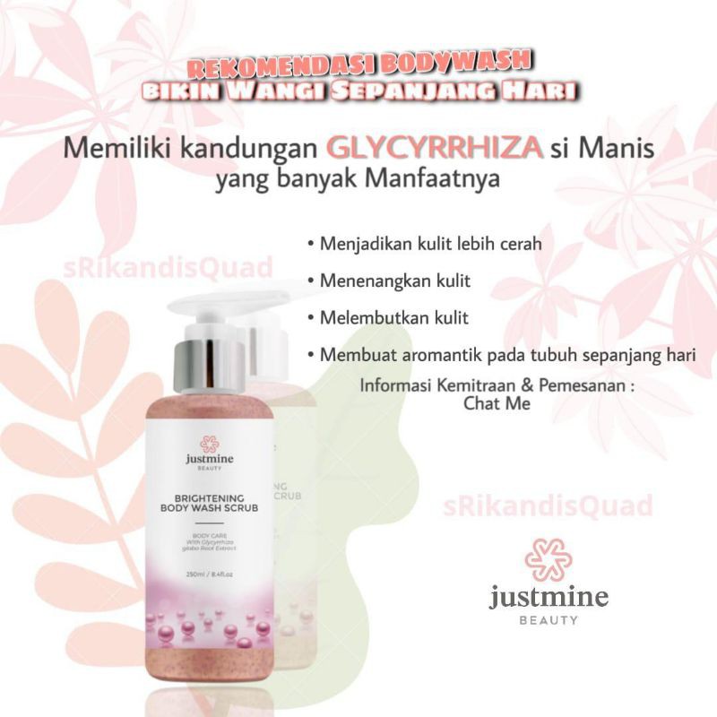 BODY WASH SCRUB Justmine