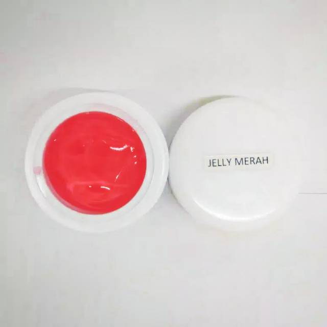 Jelly merah glowing
