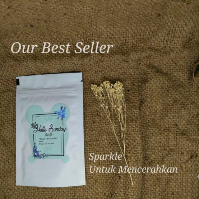 Hellosunday Organic Rice Mask " Sparkle"