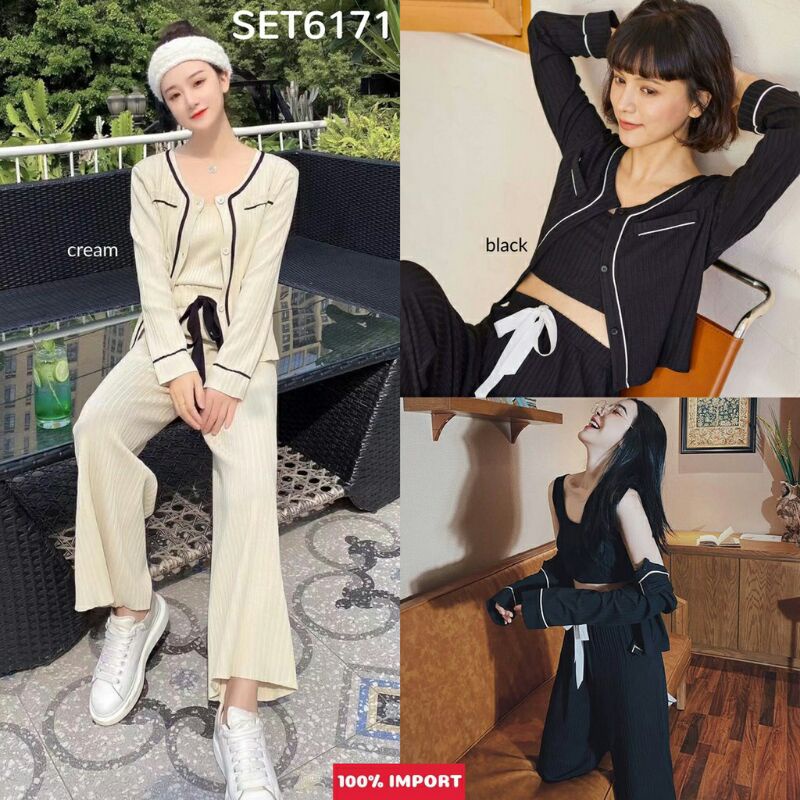 Elegance Premium 3in 1 Knitted Set