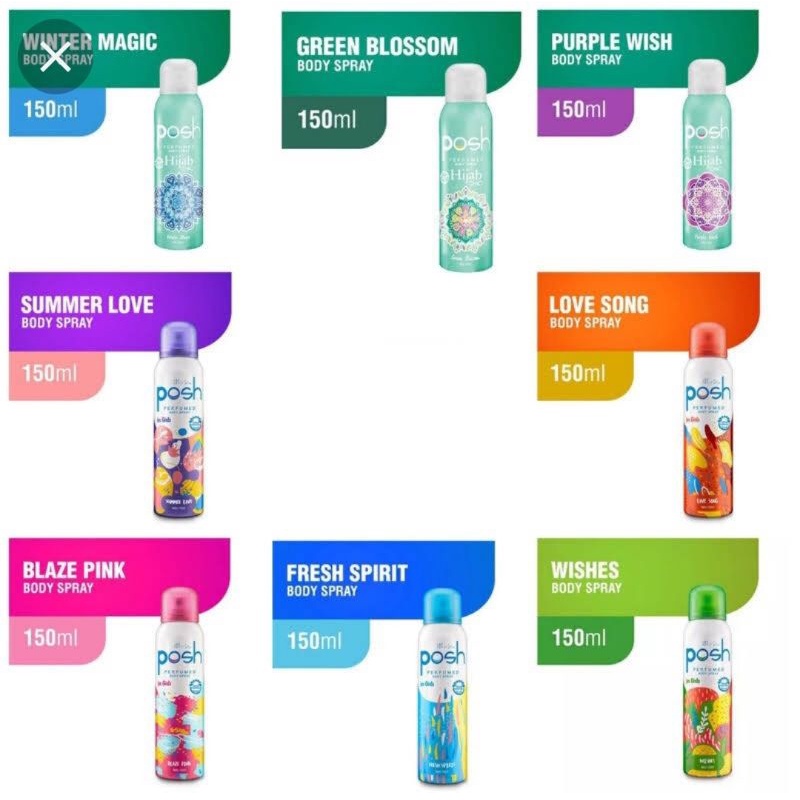 POSH PERFUMED BODY SPRAY