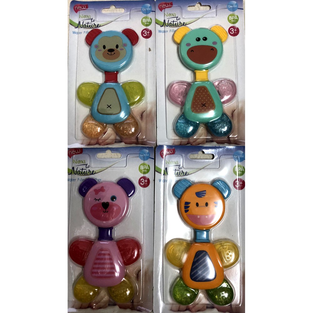Teether Rattle Bear Nature 18030020