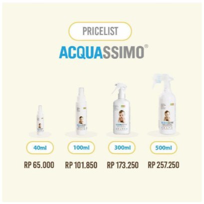 Acquassimo Natural Sanitizing Water