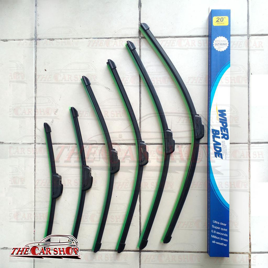 Wiper Blade Kaca Mobil Frameless U Shape Hook High Performance