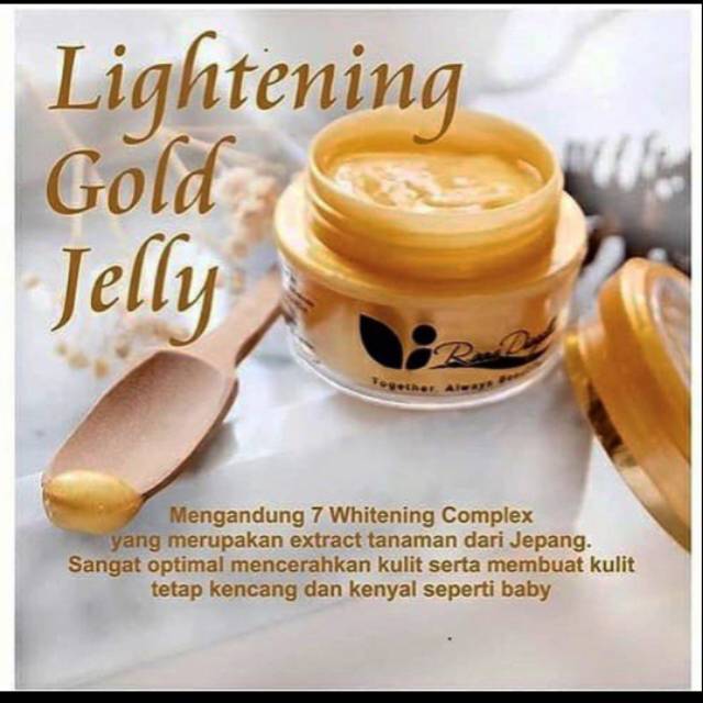 Lightening gold jelly