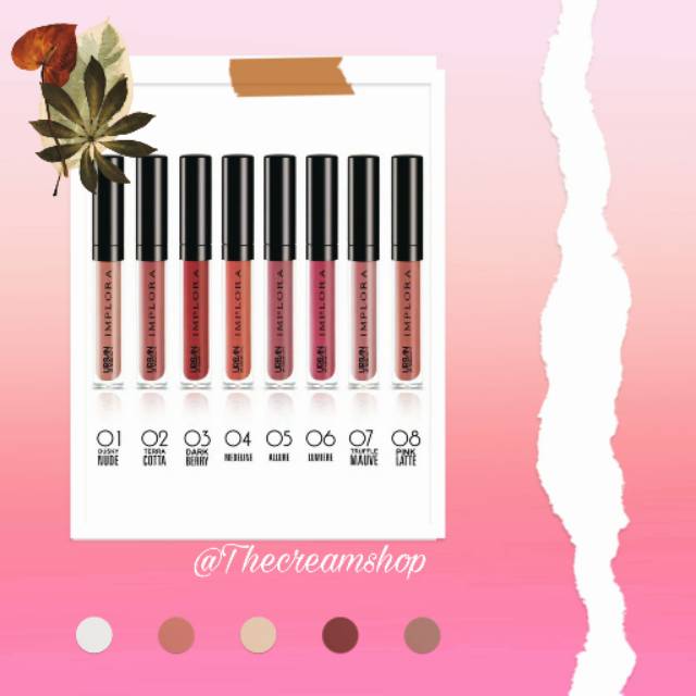 Implora urban lipcream matte / lipcream implora