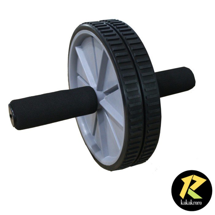 Stamina Double Wheel ABS Roller - Silver