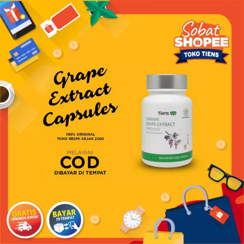 Promo Tiens Grape Extract 60 Kapsul