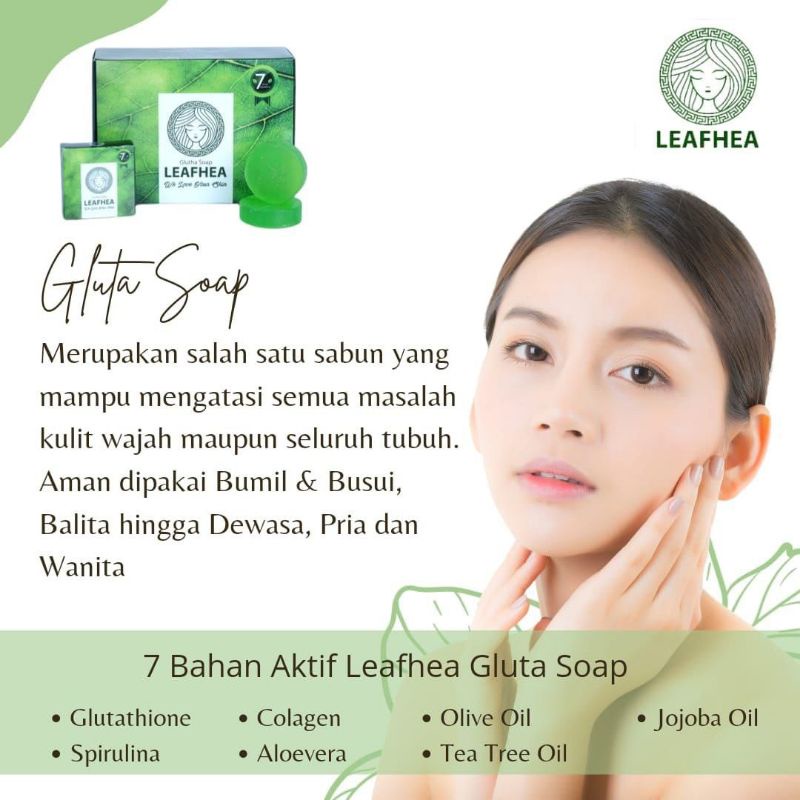 Sabun Leafhea Glutha Soap Original