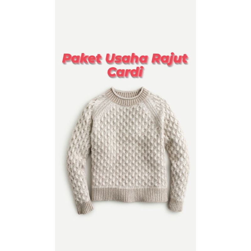 Paket Usaha Cardi Rajut