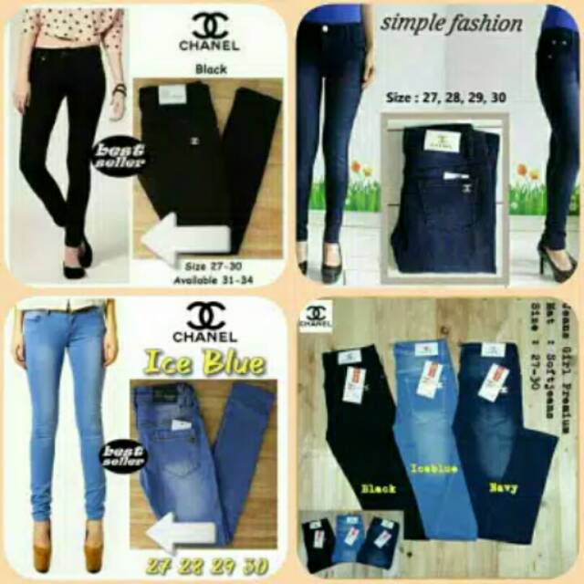 Soft jeans chanel dan prada