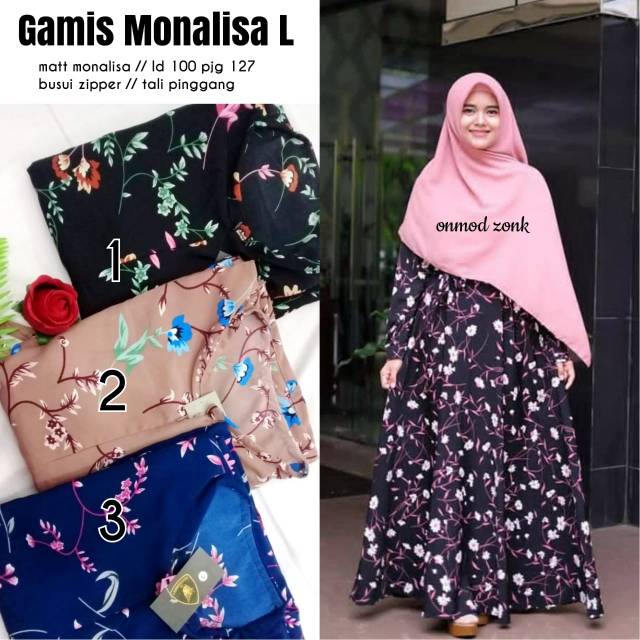 Gamis monalisa fit L
