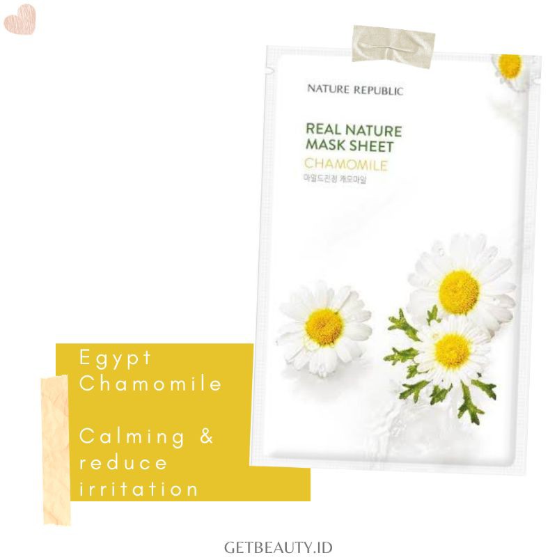 Nature Republic Sheet Mask - Chamomile