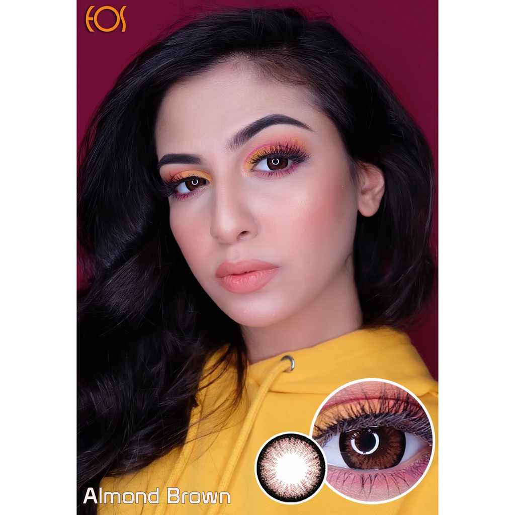 [SOFTLENS MURAH] ORIGINAL EOS ALMOND