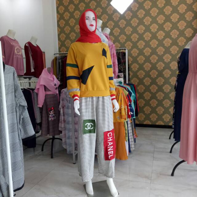 Set sweater dan kulot G'Pro