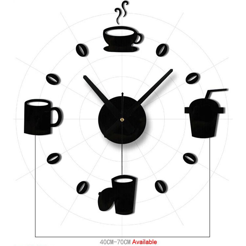Jam Dinding Kopi Cafe