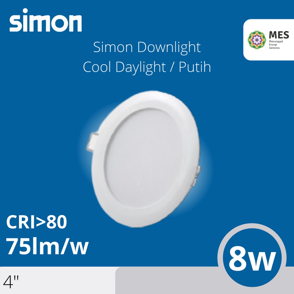 SIMON LAMPU DOWNLIGHT LED 8W 4”