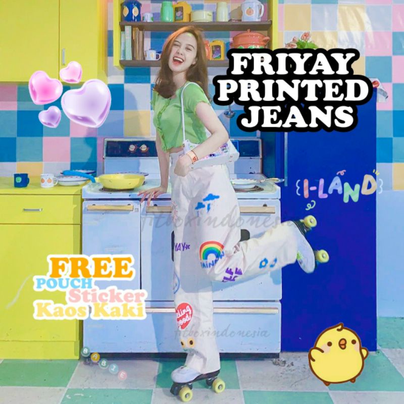 BOBO.COIDN - FRIYAY PRINTED JEANS