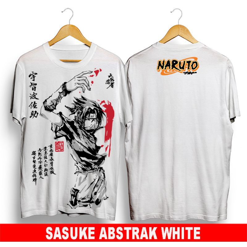 Kaos Sasuke Abstrak