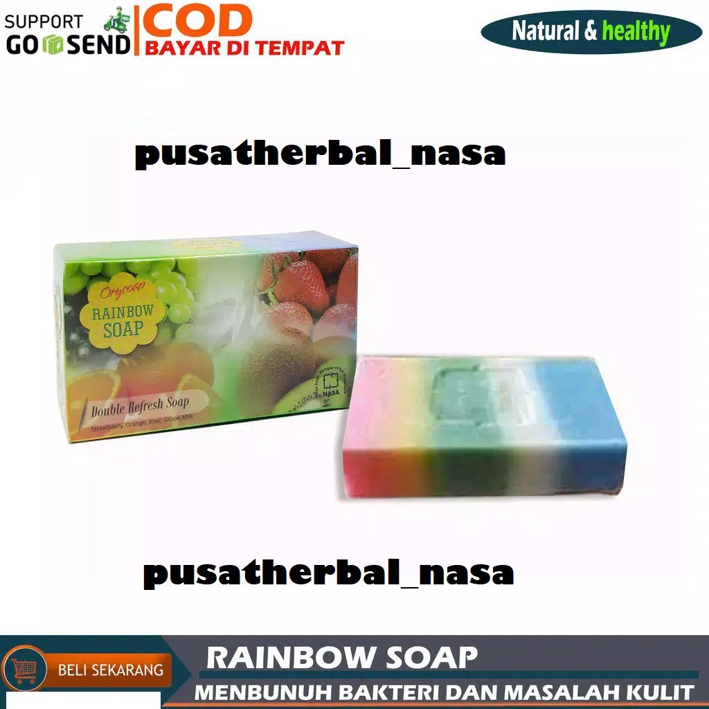 Orysoap Rainbow Soap Asli NASA