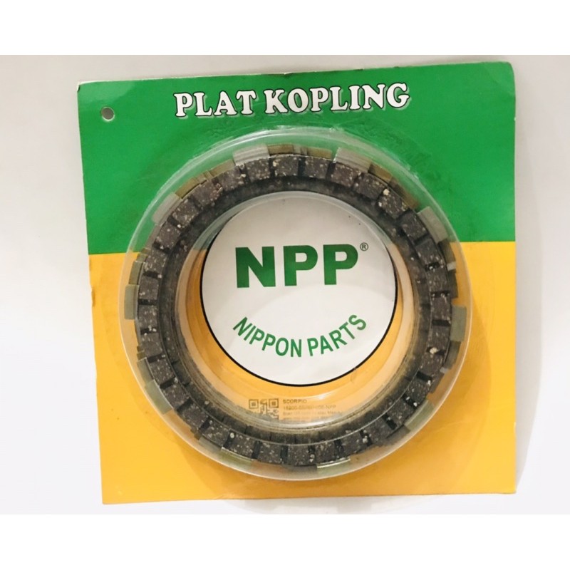 Plat/kampas kopling scorpio