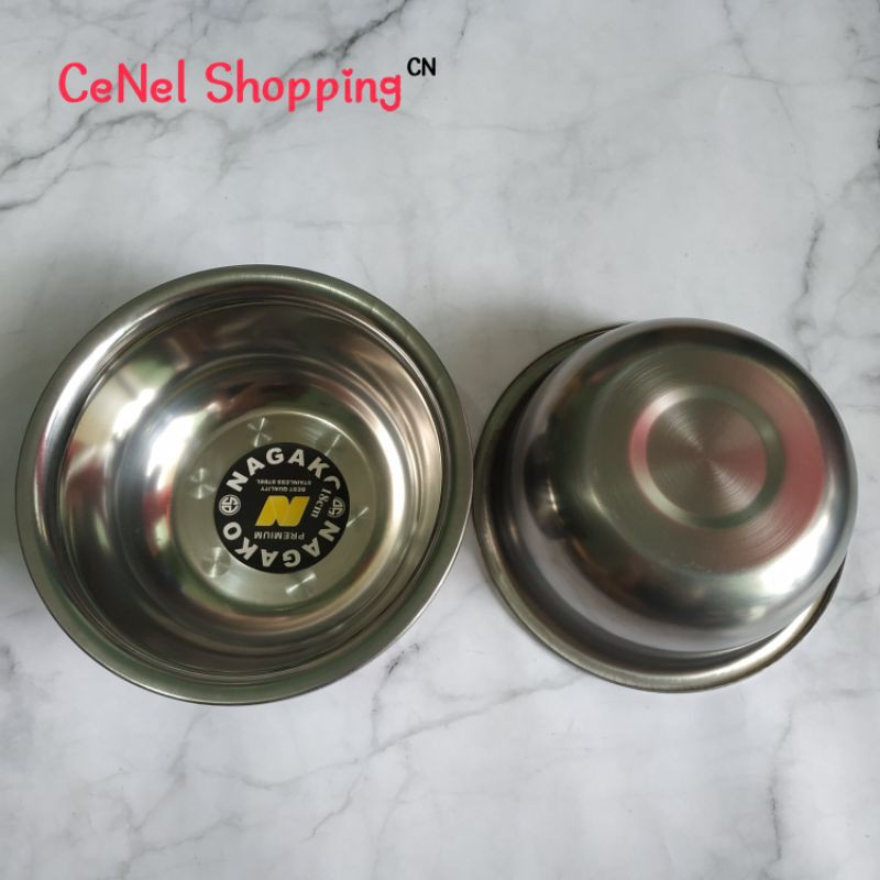 Baskom Stainless Steel 18cm